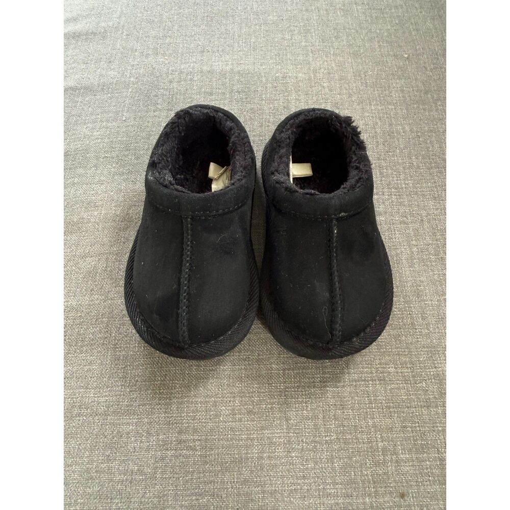 Black suede slip on shoes 5